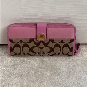 Pink and Brown Pink Wallet